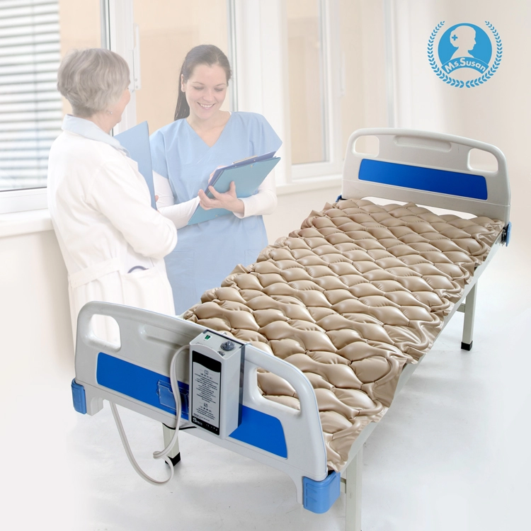 Medical anti-decubitus alternating pressure nursing care air mattress for hospital bed