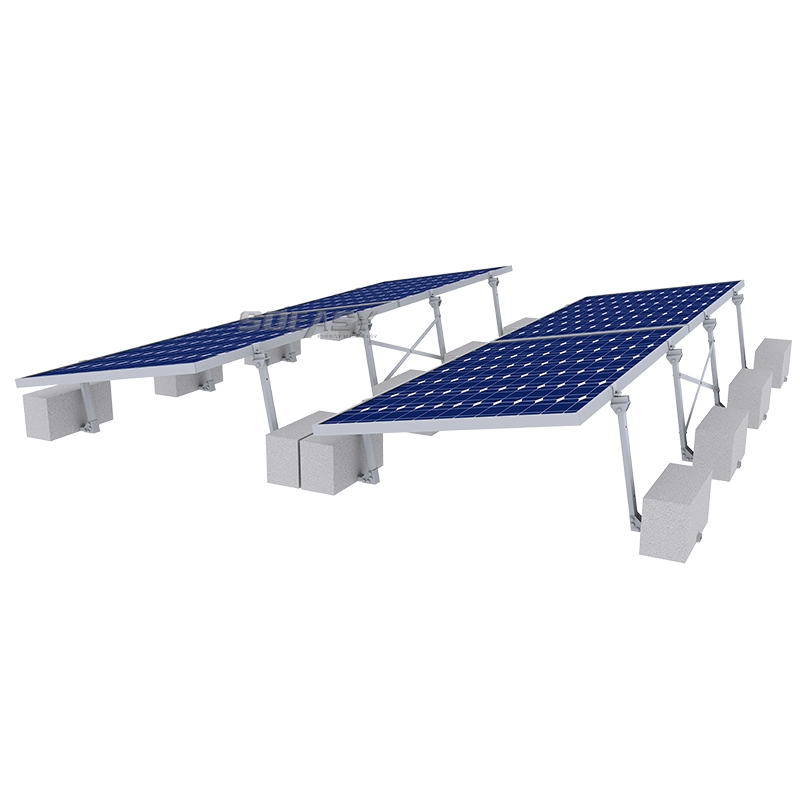 residential pv solar roof ballast mounting structure
