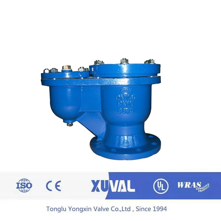 Cast iron double orifice kinetic air valve