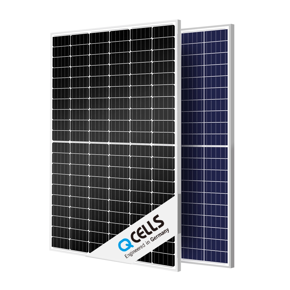 Q Cells Half Cells Monocrystalline 400W 405W 410W 415W Solar Panels Balck Frame