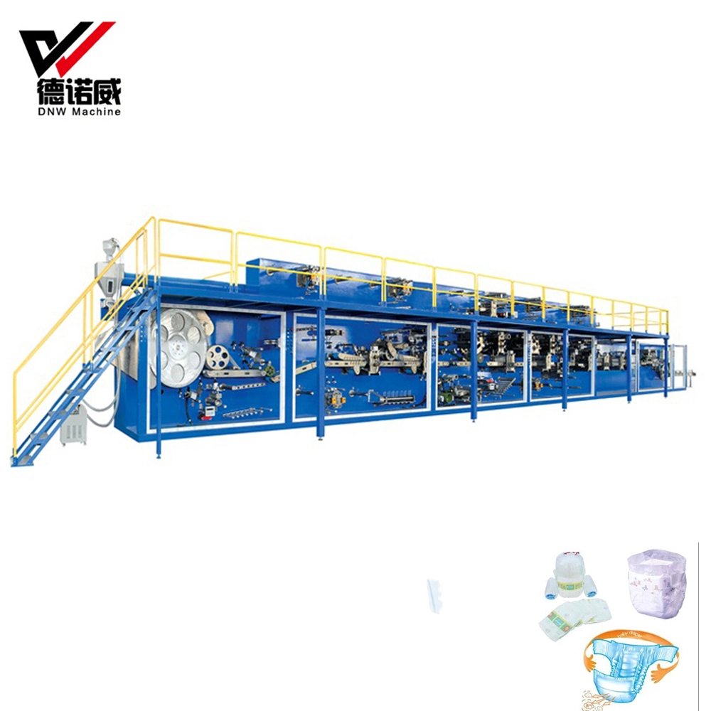 Low Cost Factory produce Comfortable environmental protection double wings Baby diaper machine
