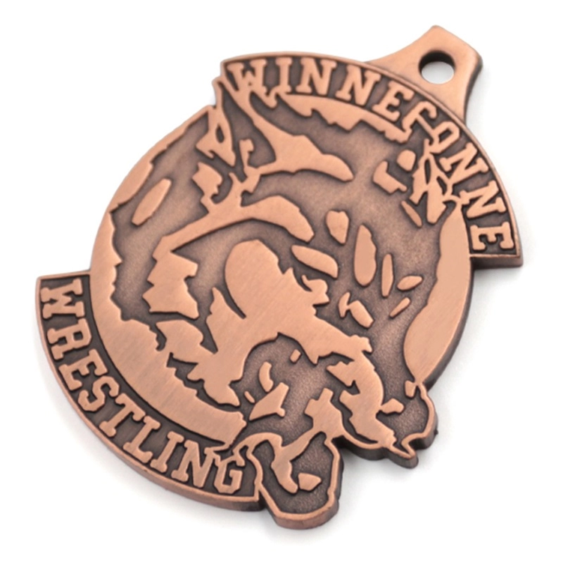 Metal wrestling race medal custom manufacturer