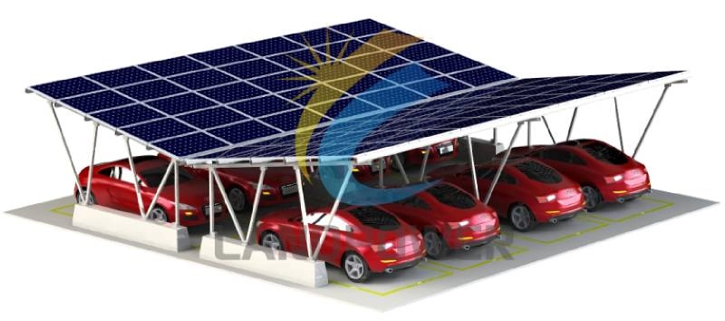 Aluminum Solar Panel Carport Structure