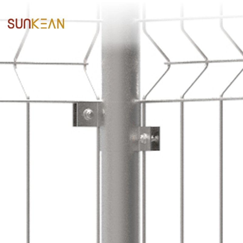 Customized size steel fence, weld mesh hoop fence used for solar power station