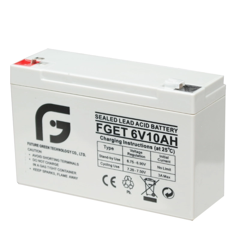 6V 10ah AGM Lead Acid Battery for Alarm Emergency Light