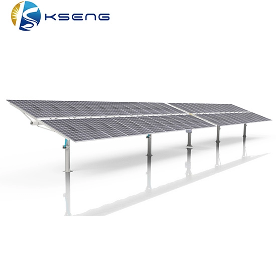 Dual-Portratit Solar Panel Single-axis Solar Tracking System