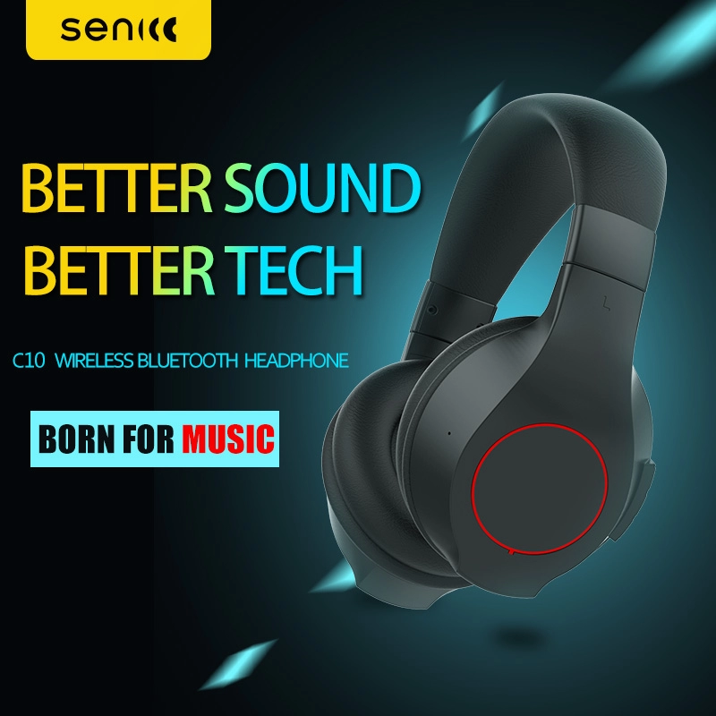 SENICC C10 wireless headphones bluetooth headset with mic