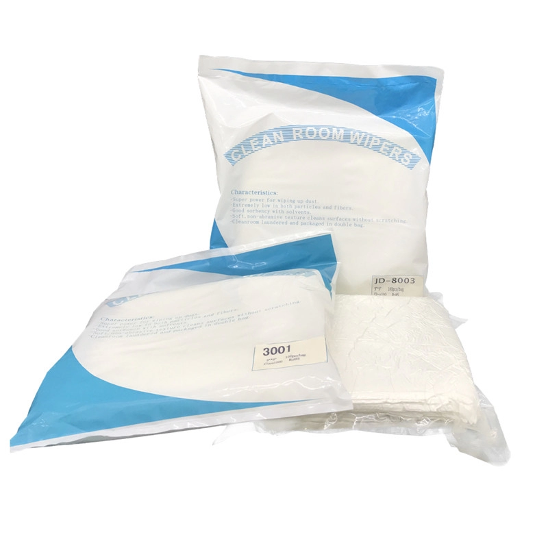 Cleanroom Wipes 100% Polyester Long Fiber Knitting Wipes