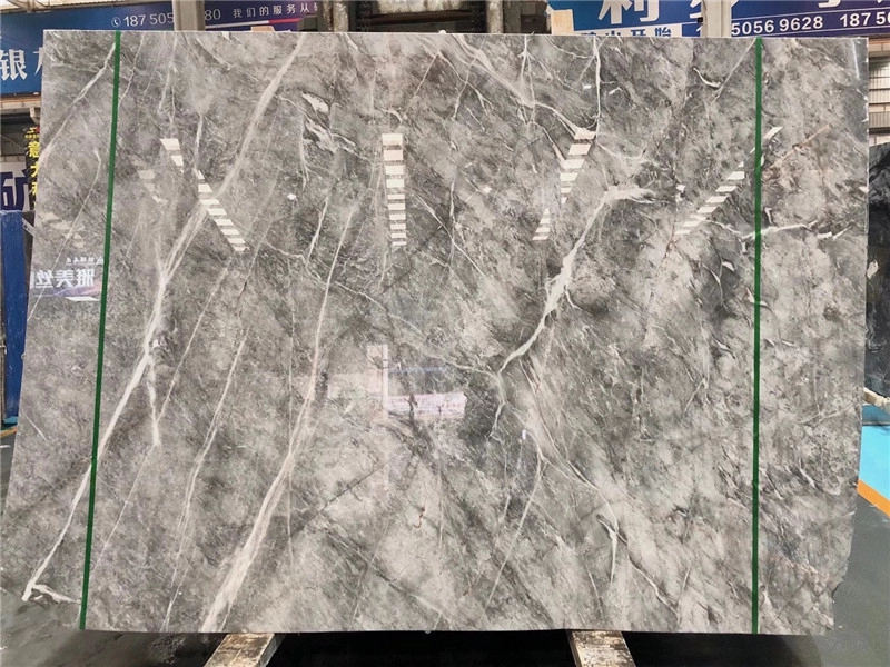Gucci Grey Marble Slab Tiles for Wall or Flooring Coverage