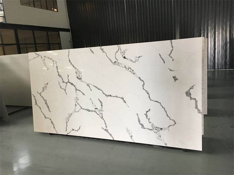 White Quartz Slab Countertop