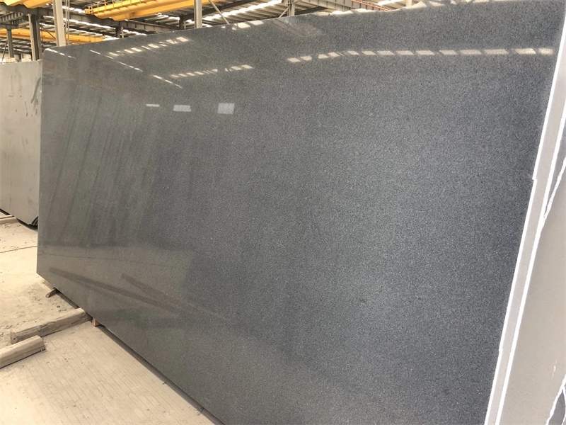 G654 Dark Grey Granite Impala Black Slab Tiles