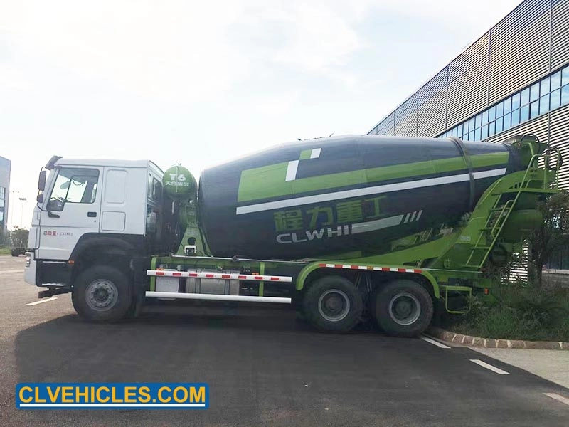 SHACMAN 9 CBM cement mixer truck