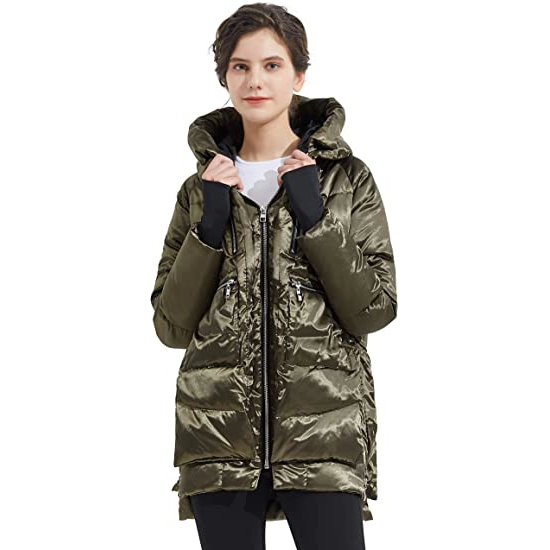 Women's Lightweight Thickened Hooded Down Jackets