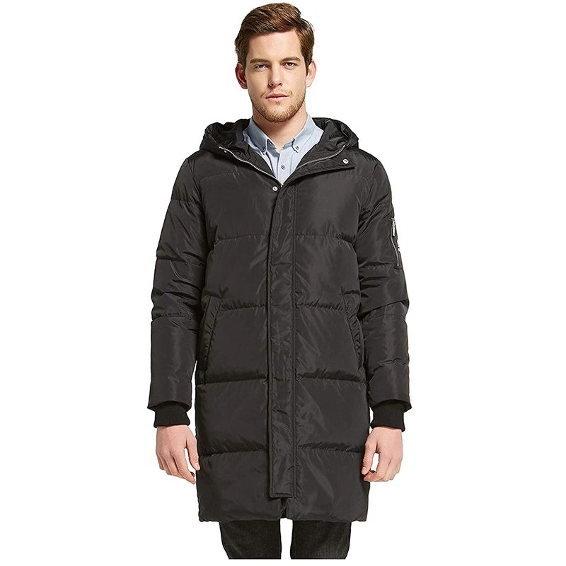 Men's Thickened Long Down Jacket Winter Warm Down Coat