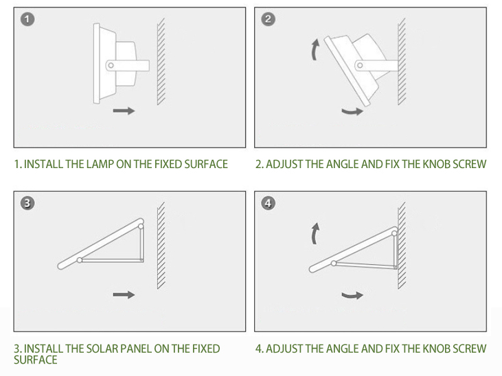 Brightness solar flood light