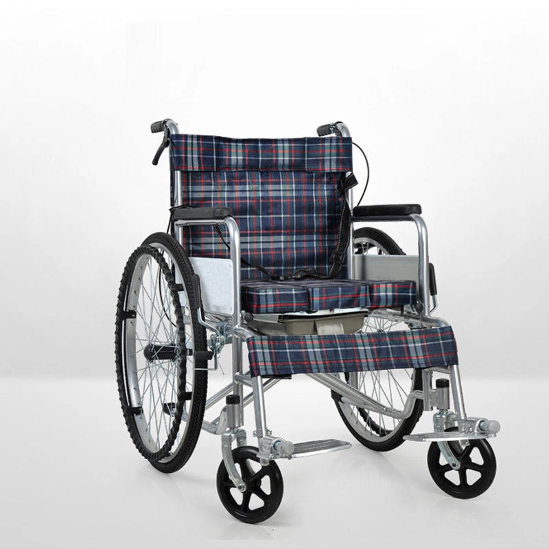 Manual Lightweight Medical Folding Wheel Chair With Toilet