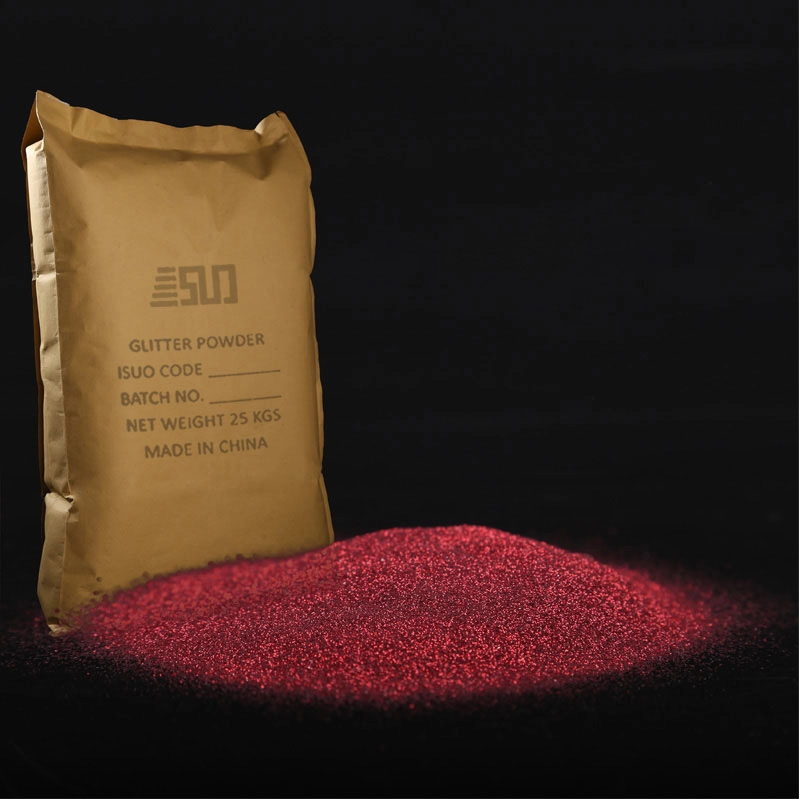 Solvent Resistance Red Nail Polish Glitter Pigment
