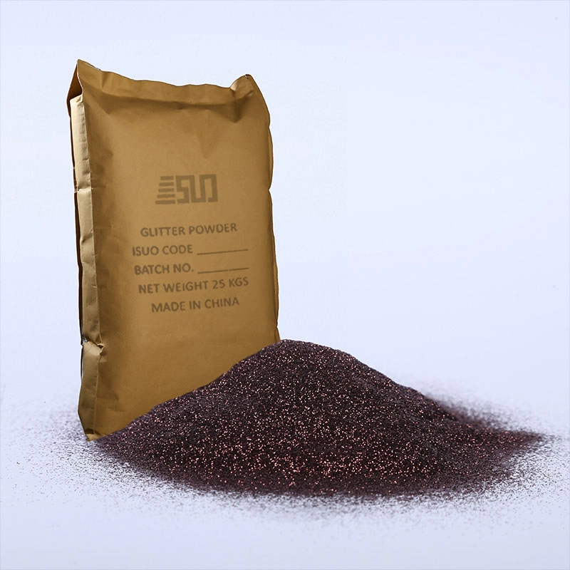 Eco-friendly Solvent Resistant Brown Glitter Dust