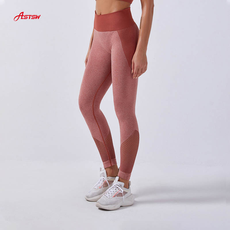 wholesale women mesh seamless yoga pants