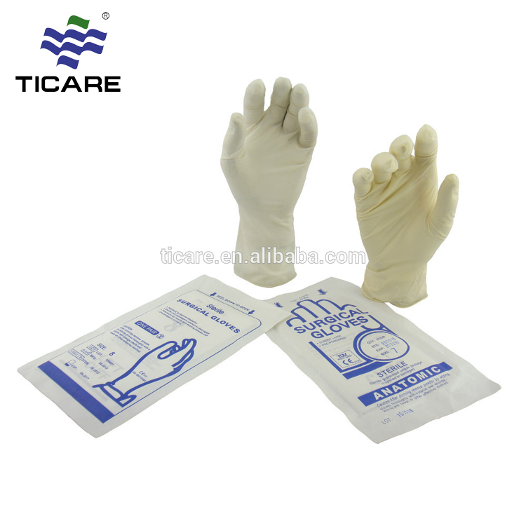 medical disposable Latex Surgical gloves