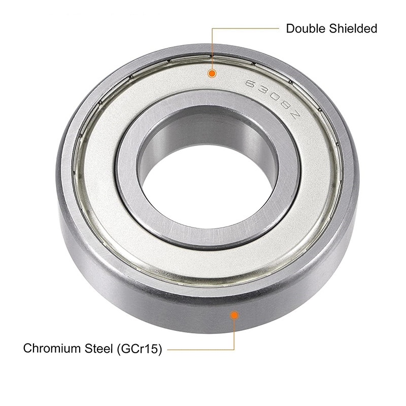 Deep Groove 6308ZZ Ball Bearings Double Shielded Chrome Steel 40mm Bore 90mm OD 23mm Thick