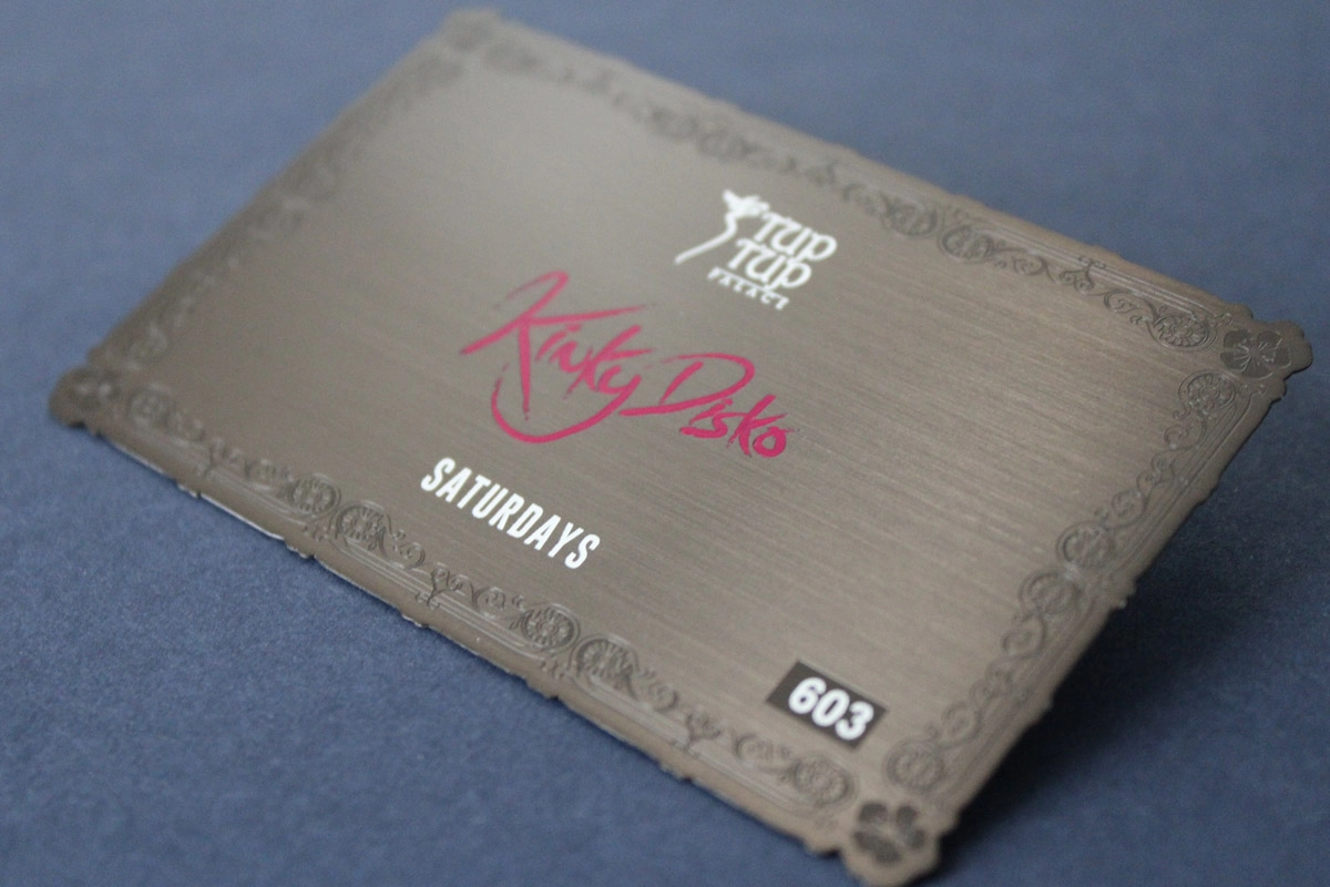 High Class Club Metallic Membership Card