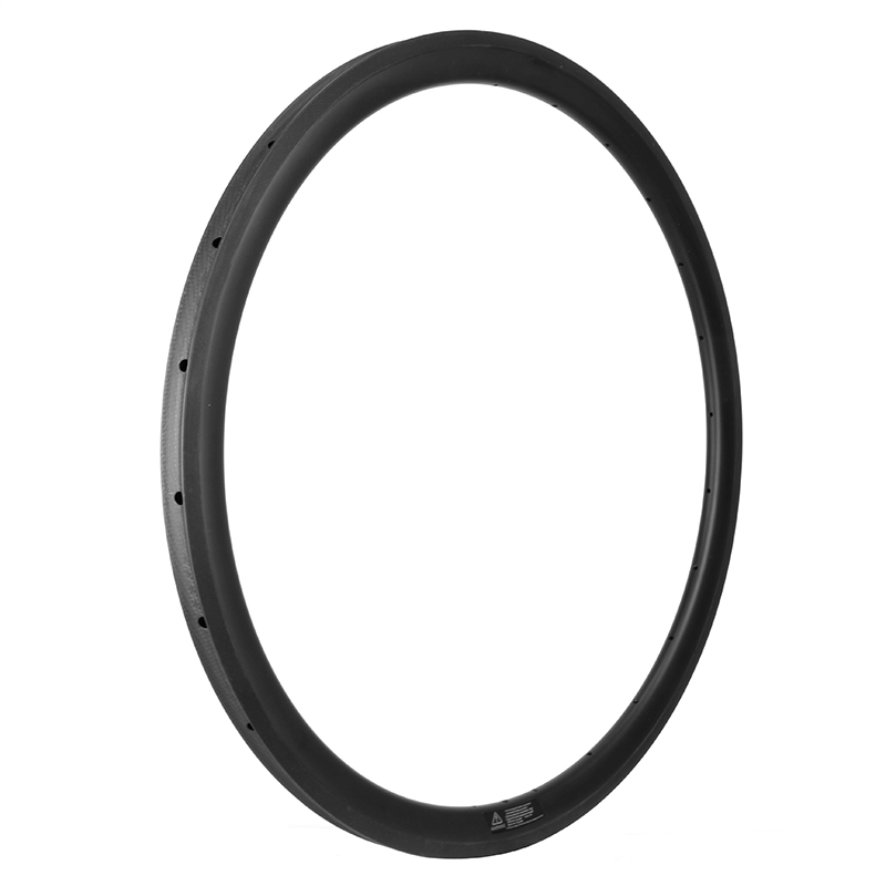 700C Wide U Shape Carbon Road Rim Tubular With Disc Brake