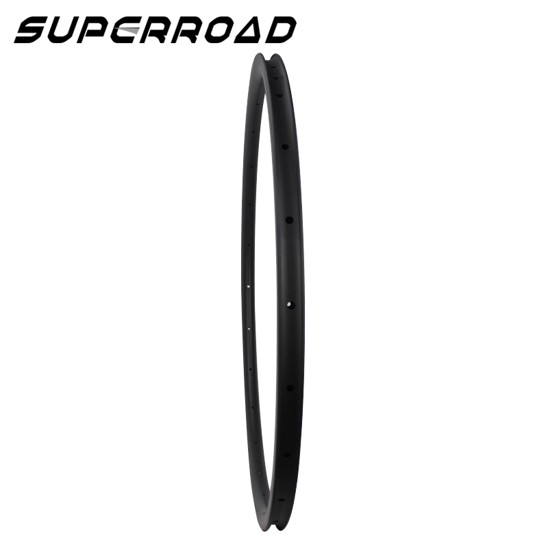 700C 30mm Chinese Carbon Road Bike Rims Clincher