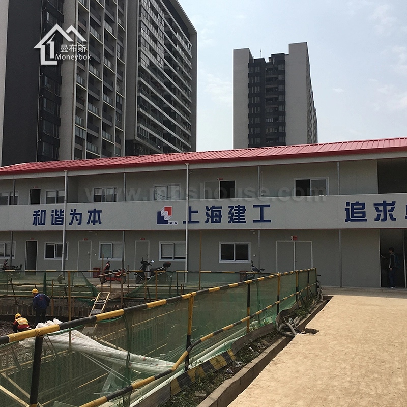 China Factory Modular Prefabricated T Style House on Construction Site