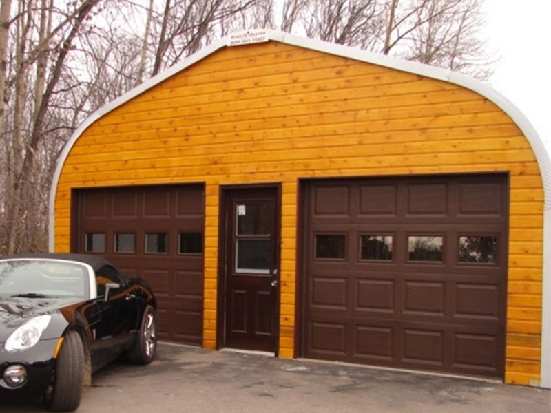 Steel structure arched shed