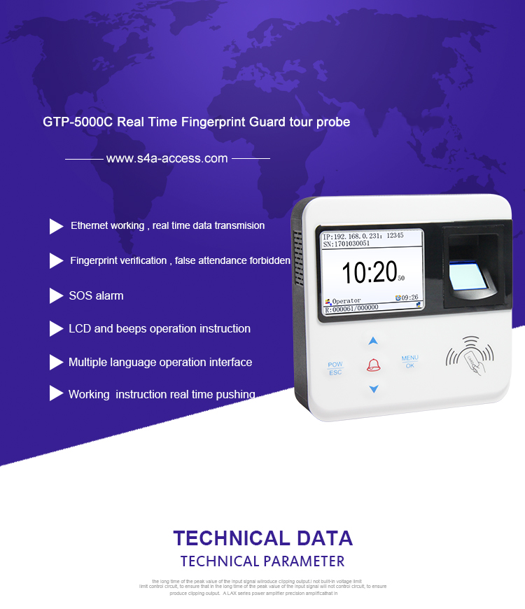 Real Time Fingerprint Guard tour probe