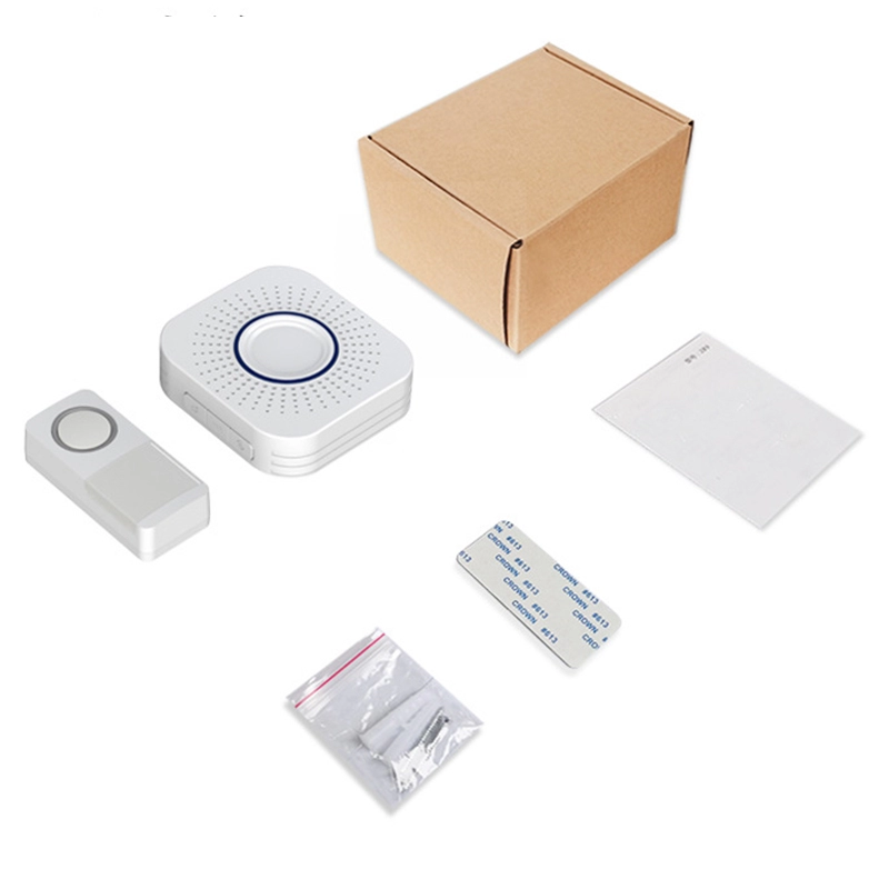 Wireless learning code doorbell with US and UK plug