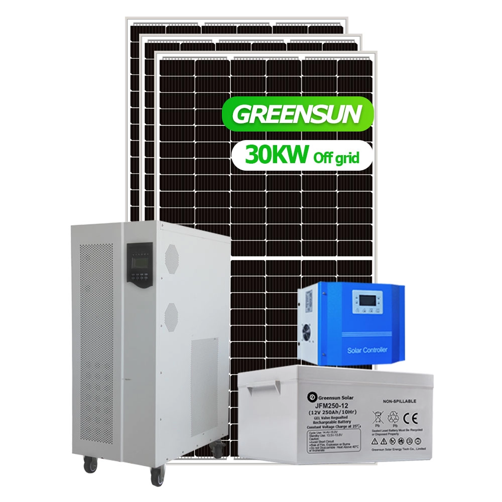 Off Grid 15kw 20kw Home Battery Storage Solar Energy Power Systems with Lithium Battery Lead Acid Battery