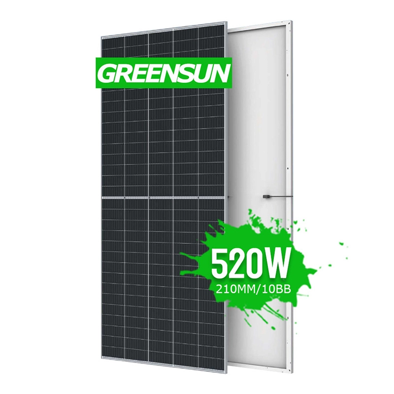 150Cells 210mm PERC Mono Half Cut Solar PV Moduels 520W 510W 500W Monocrystalline Silicon Solar Panels