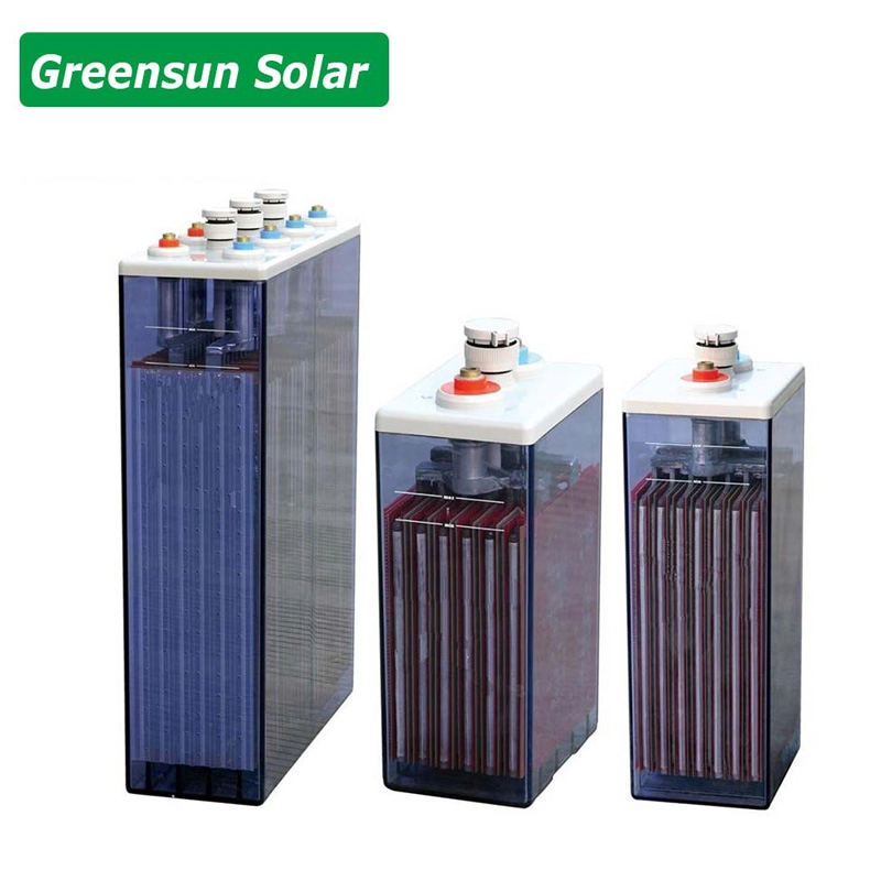 Greensun OPZS Battery Manufacturers 2 Volt 200Ah 300Ah 400Ah 600 1000Ah 2000Ah 3000 Ah OPZS Battery Price