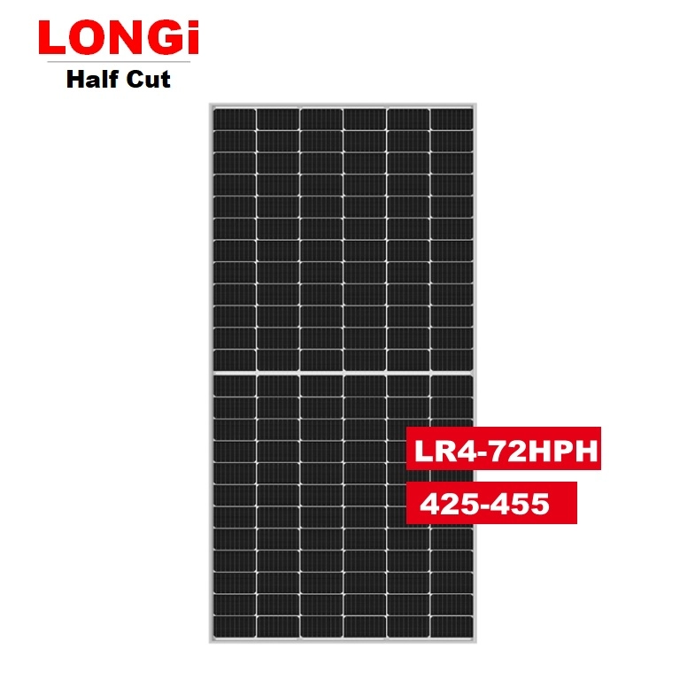 Longi Solar Panel 430W 440W 450W Half Cells Monocrystalline 430Watt 440Watt 450Watt 460Watt CSA UL