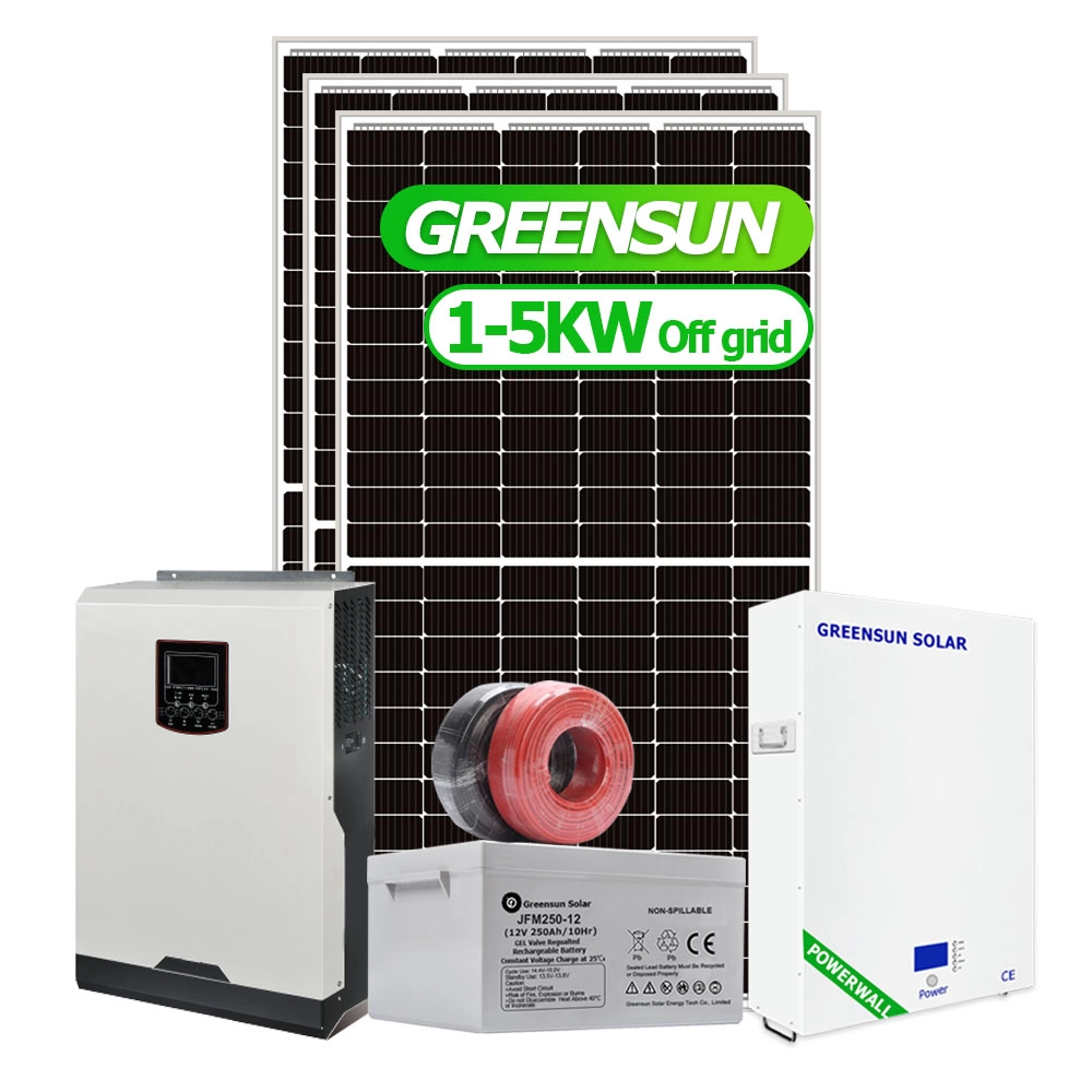 Off Grid 1KW 2KW 3KW 4KW 5KW Home Solar Energy Systems