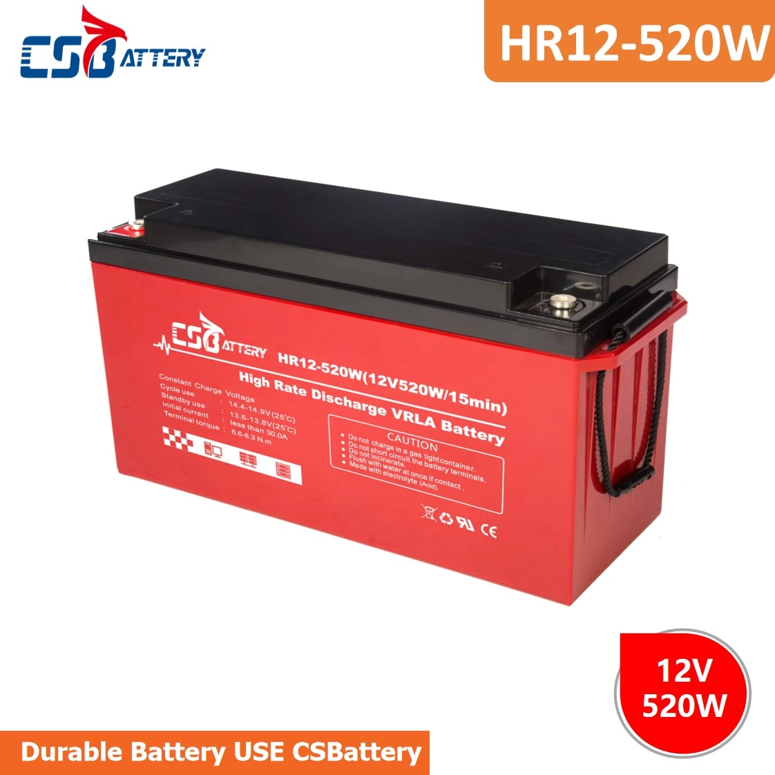 HR12-520W High Discharge Rate Battery