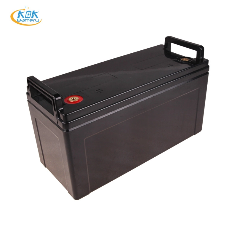 KOK POWER Customize LiFePO4 12V120Ah Lithium Battery Solar Energy Storge Marine EV RV Starting and storage Battery