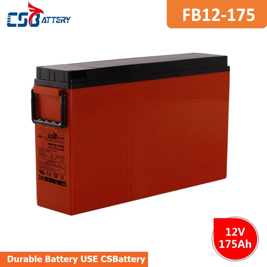 FB12-175 12V 175AH Front Terminal AGM Batteries