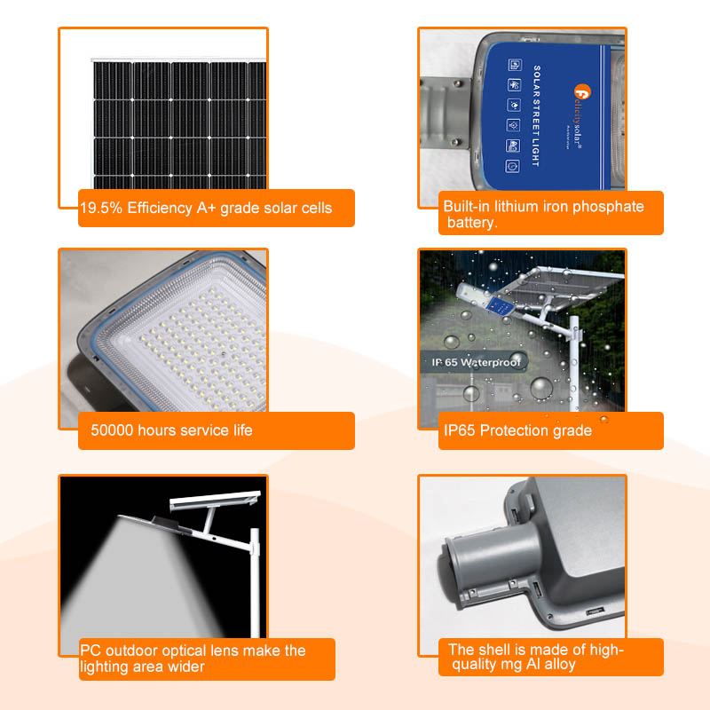 high quality solar street light