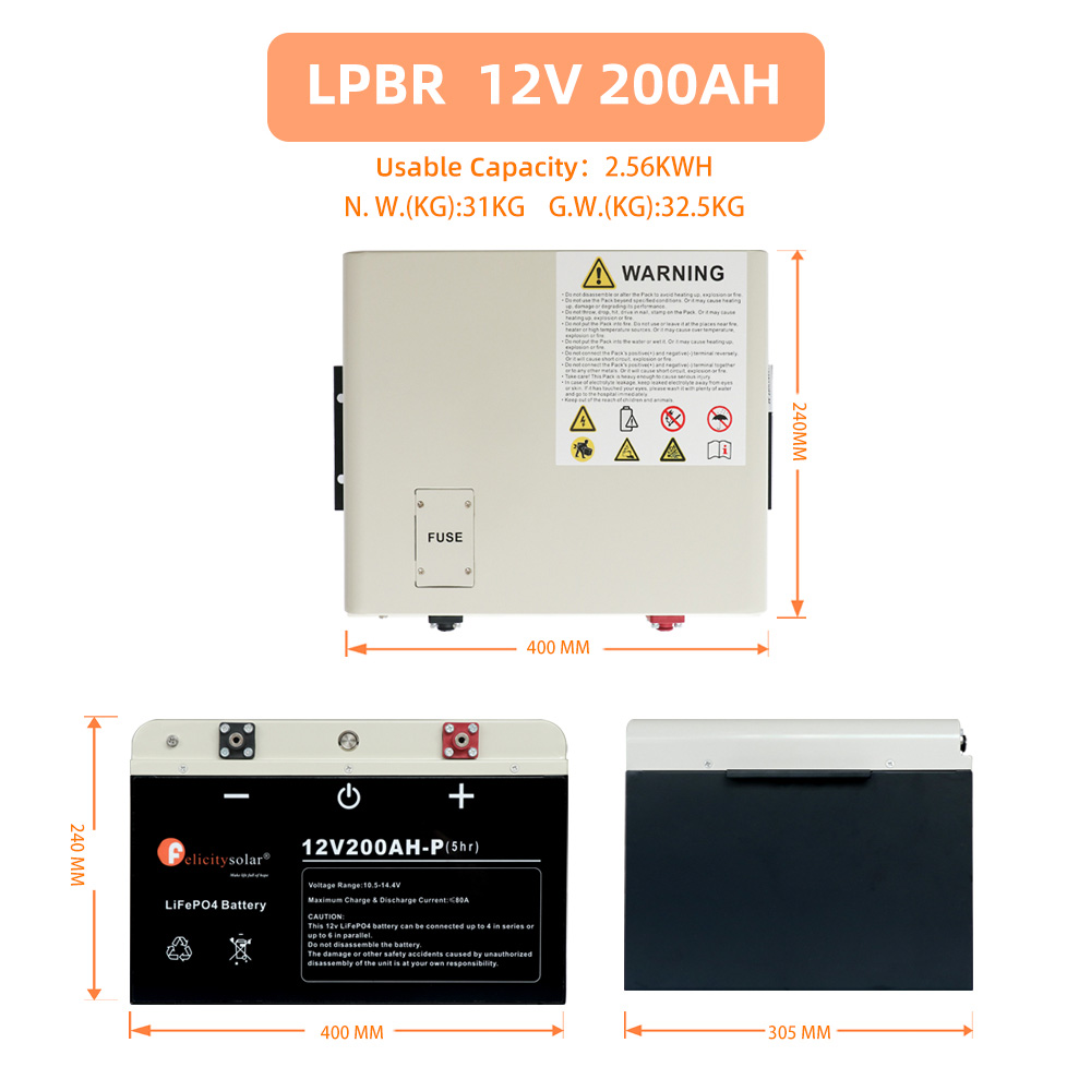 lifepo4 battery 12v 200ah