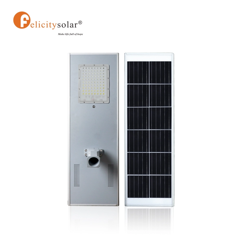 60W all in one outdoor solar street wall light solar powered home lighting system