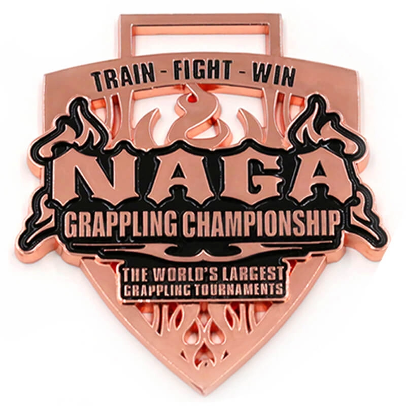 Manufacturer custom metal grappling championship medal