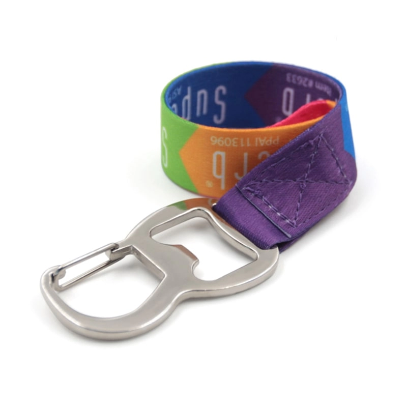 Custom various specifications lanyard bottle opener