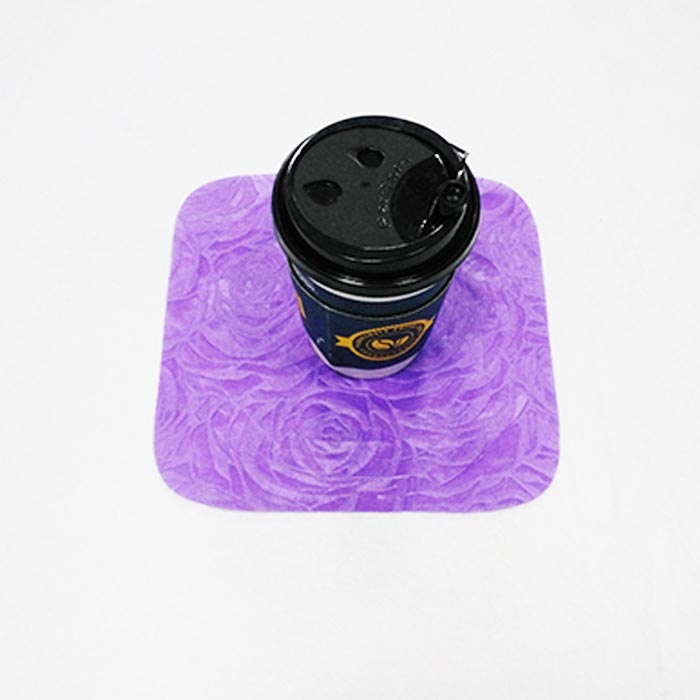 Nonwoven takeaway beverage holder