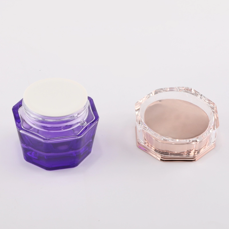 Luxury cosmetic skincare glass bottle jars