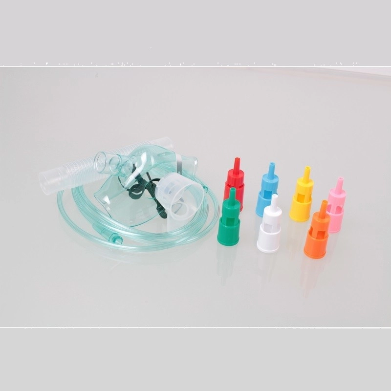 Adjustable venturi oxygen mask kit