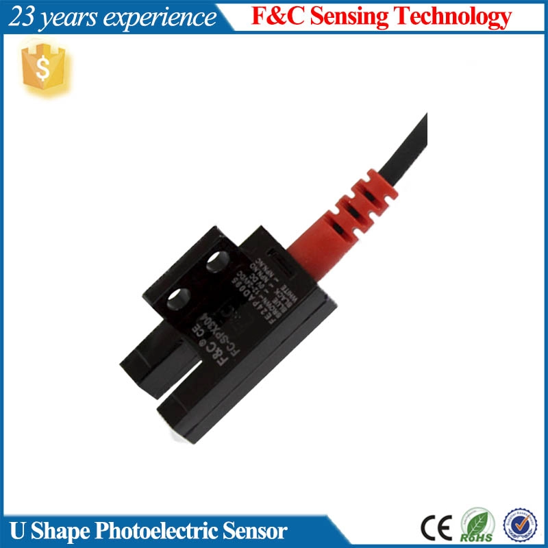 FC-SPX304  5mm Slot Infrared Switch, 4-wire, Fork Sensor, 5-24VDC Working Voltage