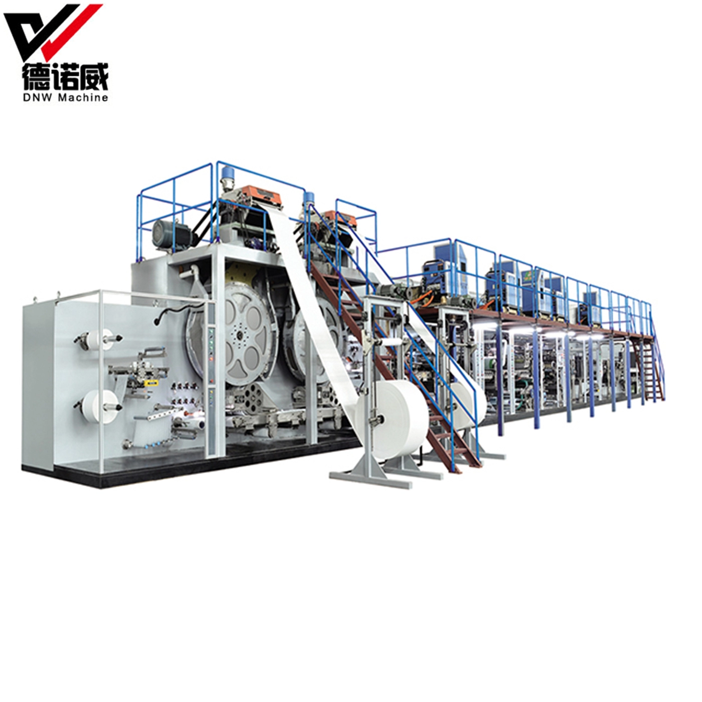 Professional after-sales service full servo adult diaper machine production line for manufacturing adult diaper